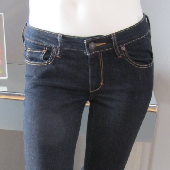 Abercrombie & Fitch The A&F Boot Dark Wash Jeans - Picture 2 of 6